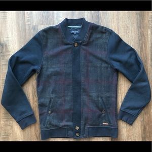 TED BAKER AZBAK BOMBER JACKET Men’s 3 Plaid Wool
